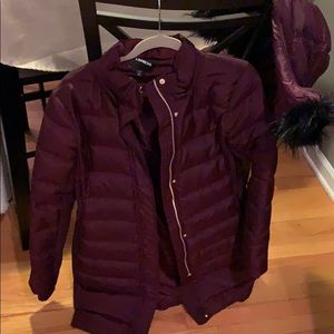 Express Belted Puffer coat